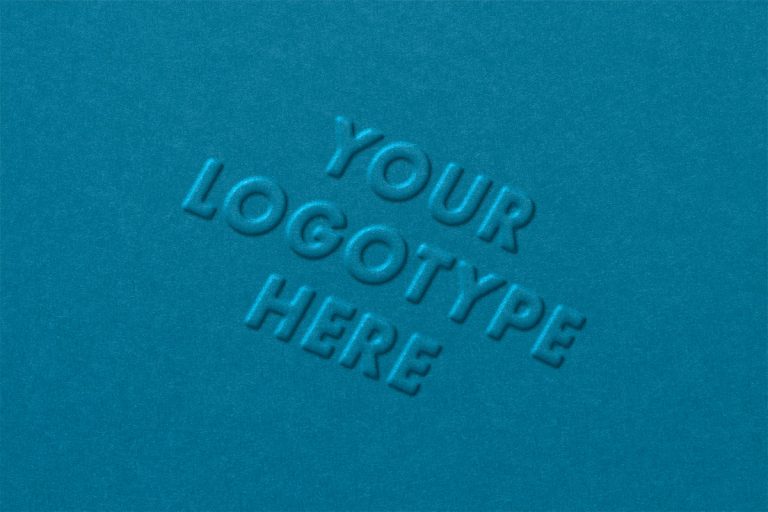 an example of embossed print